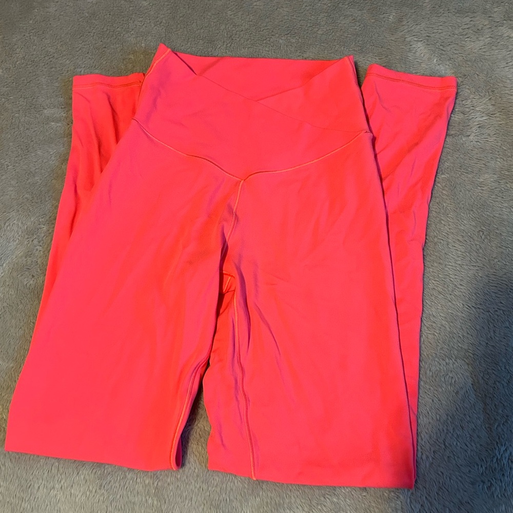 Aerie Bright Pink High-Waisted Leggings